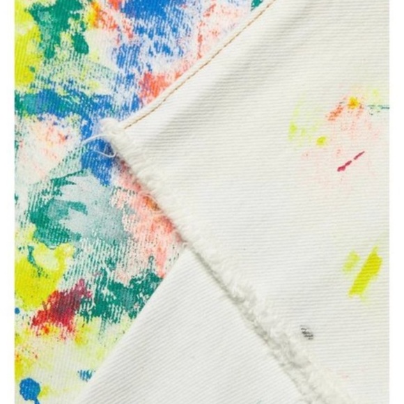 NWT Polo Ralph Lauren Avery Paint Splatter Boyfriend Jeans 27 - Picture 6 of 12